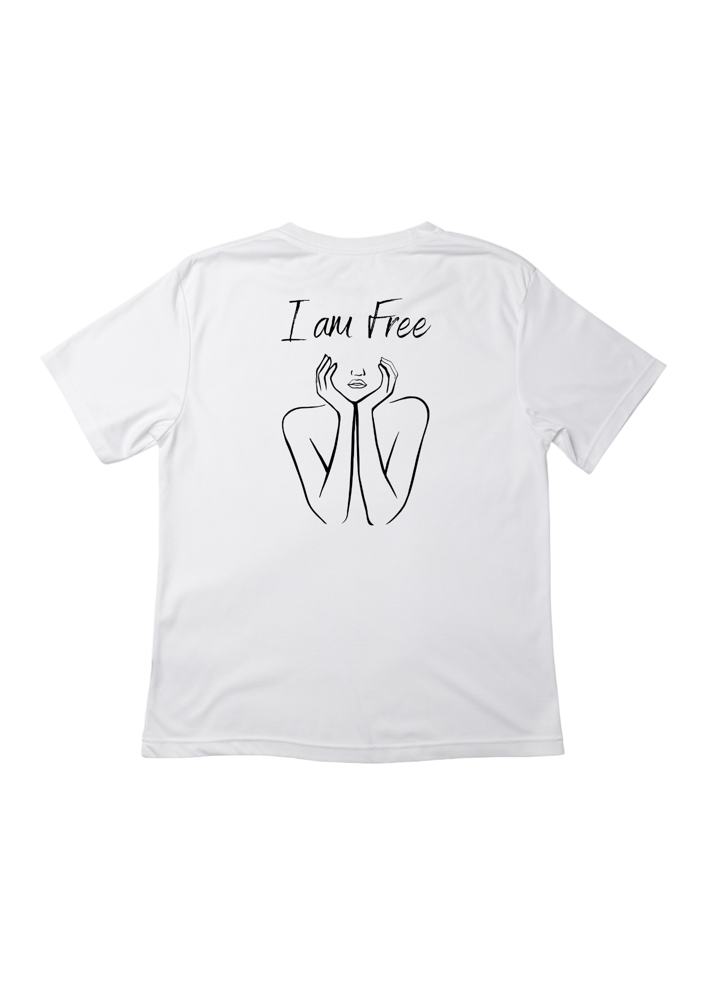 By Any Meanz I am Free White T-shirt